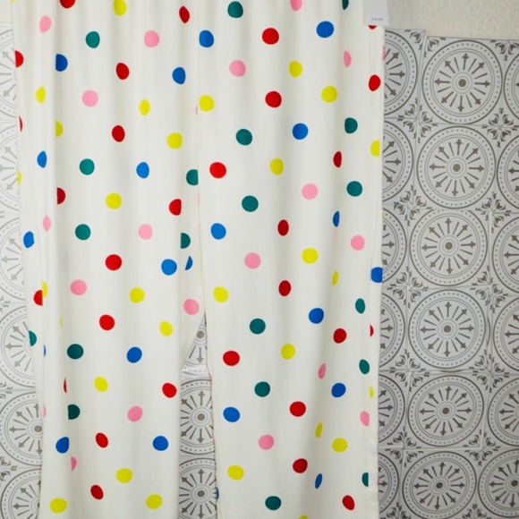 Old Navy Polkadot Matching Flannel Pajama Bottom - Picture 5 of 7